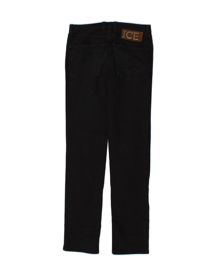 ICEBERG Womens Slim Jeans W30 L33 Black Cotton Vintage Iceberg and Second-Hand Iceberg from Messina Hembry 