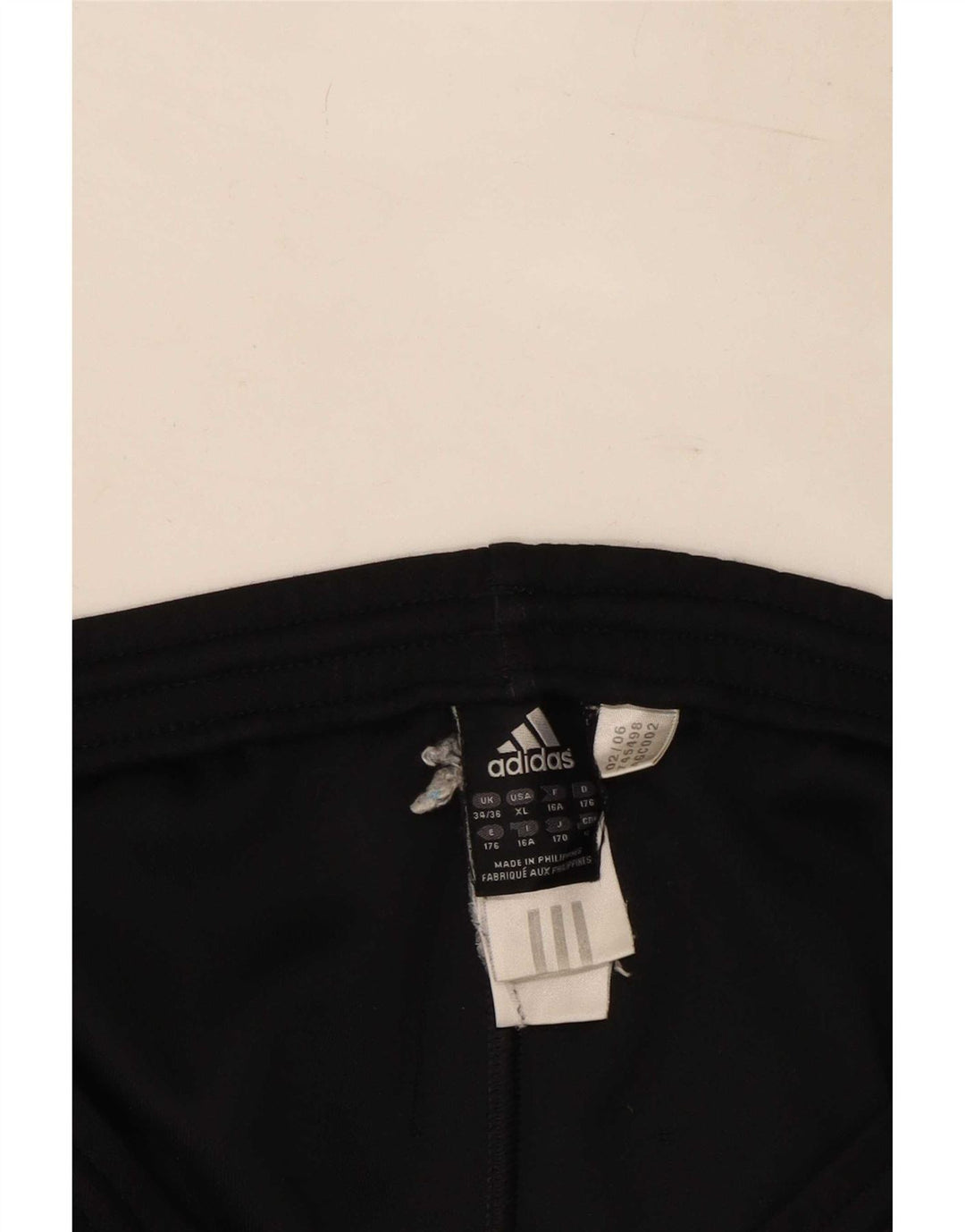 Pantaloni de trening Adidas baieti 15-16 ani poliester negru