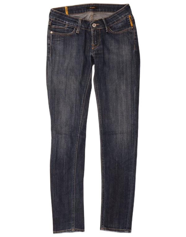 Blugi skinny pentru femei Meltin' Pot L27 L32 Bumbac bleumarin