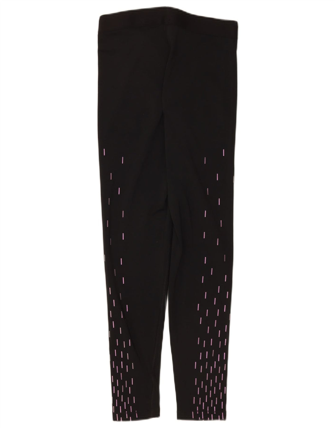 Leggings Nike Dri Fit Graphic pentru femei UK 12 Medium Black Geometric