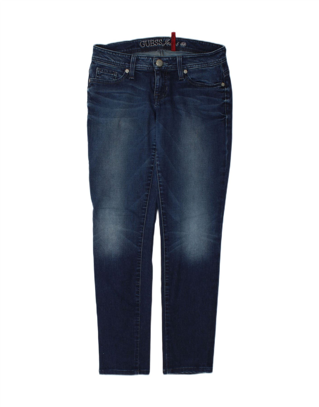 GUESS Womens Slim Jeans W30 L30 Blue Cotton Vintage Guess and Second-Hand Guess from Messina Hembry 