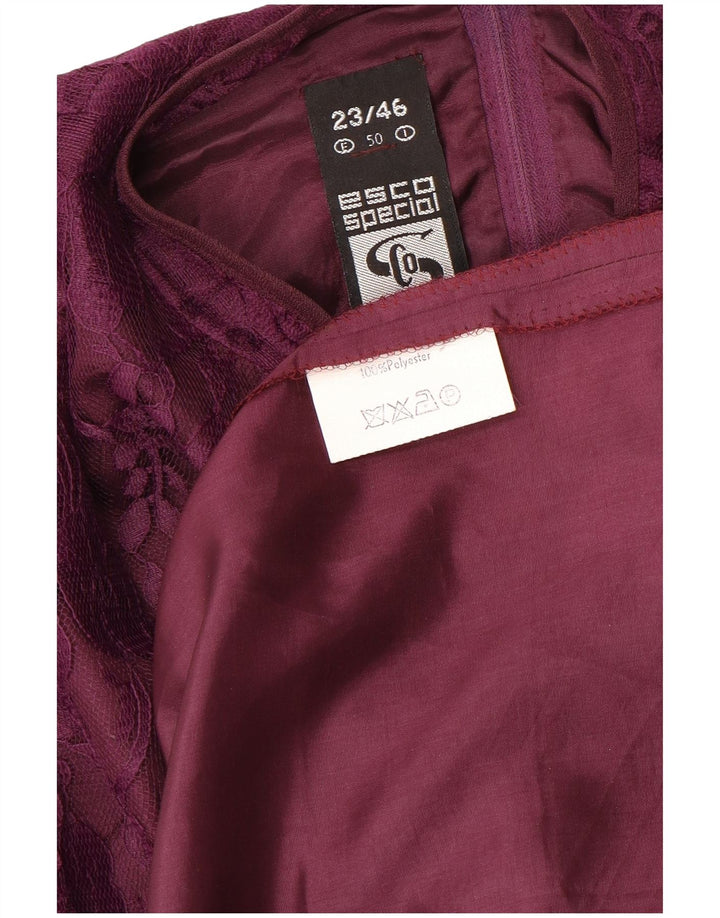 Rochie ESCO cu mânecă lungă pentru femei IT 46 Poliester Floral Mov