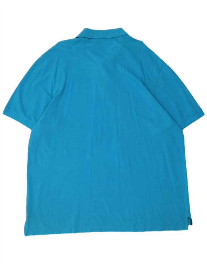 Cămașă polo înalt pentru bărbați Izod 2XL, bumbac albastru