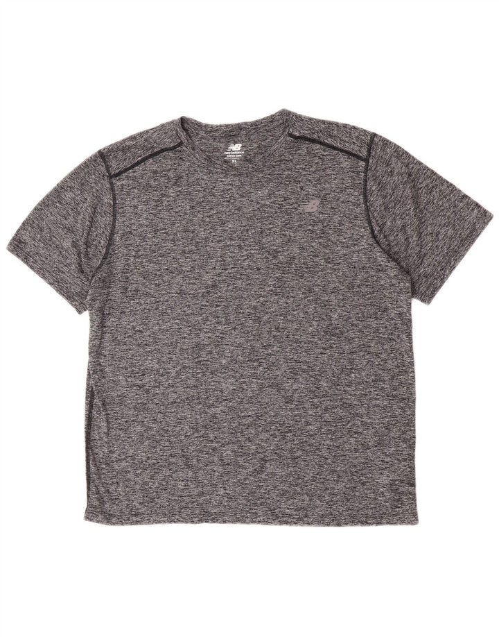 Tricou pentru bărbați New Balance Top XL Poliester cu pături gri