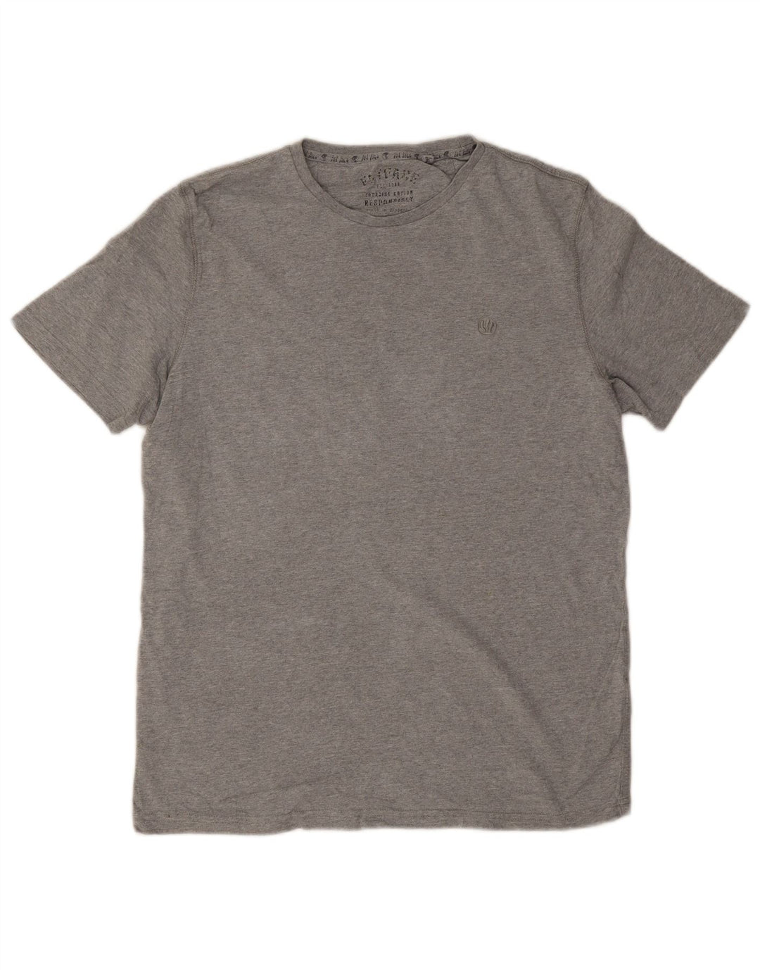 Fat Face Bărbați Tricou Top Medium Gri Bumbac
