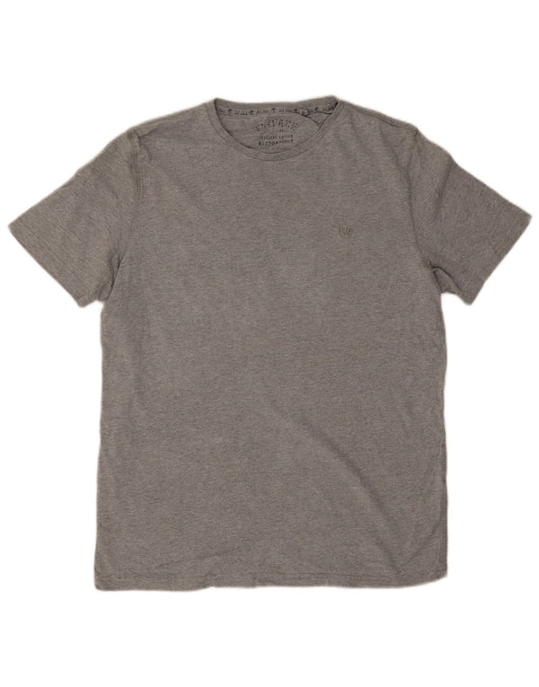 Fat Face Bărbați Tricou Top Medium Gri Bumbac