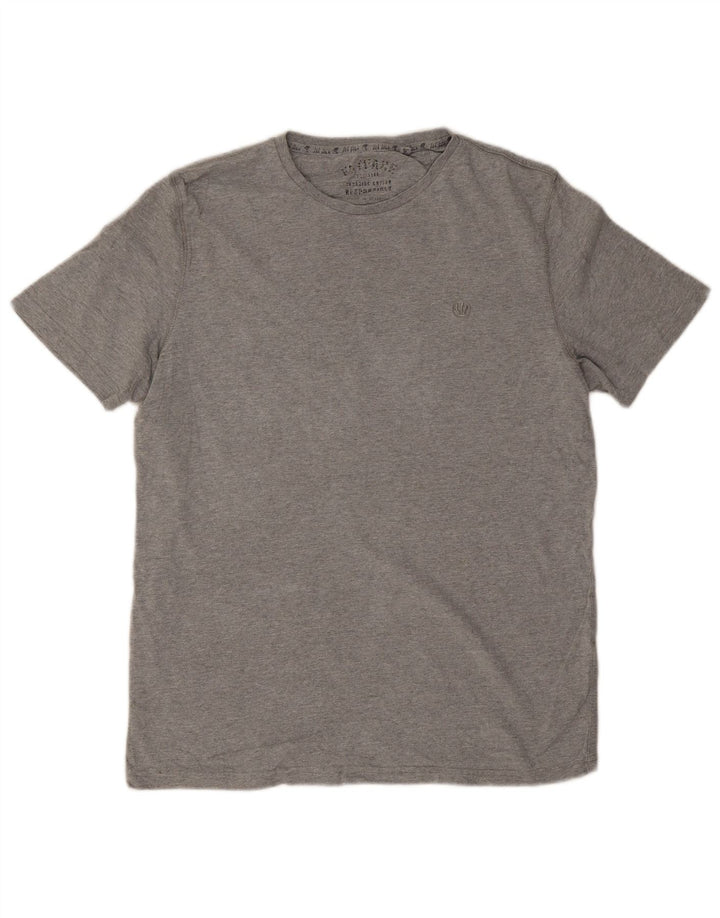 Fat Face Bărbați Tricou Top Medium Gri Bumbac