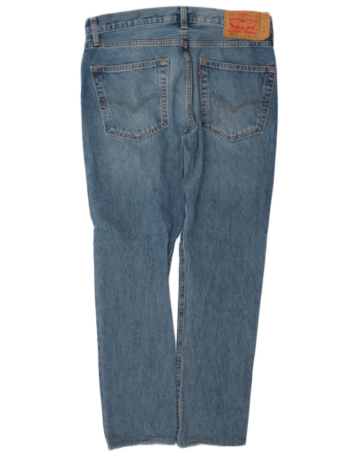 Blugi drepti pentru bărbați Levi's 501 W32 L30 Bumbac albastru