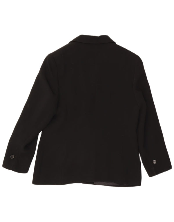 Jachetă Blazer pentru femei Marcona cu 3 nasturi UK 16 Poliester negru mare