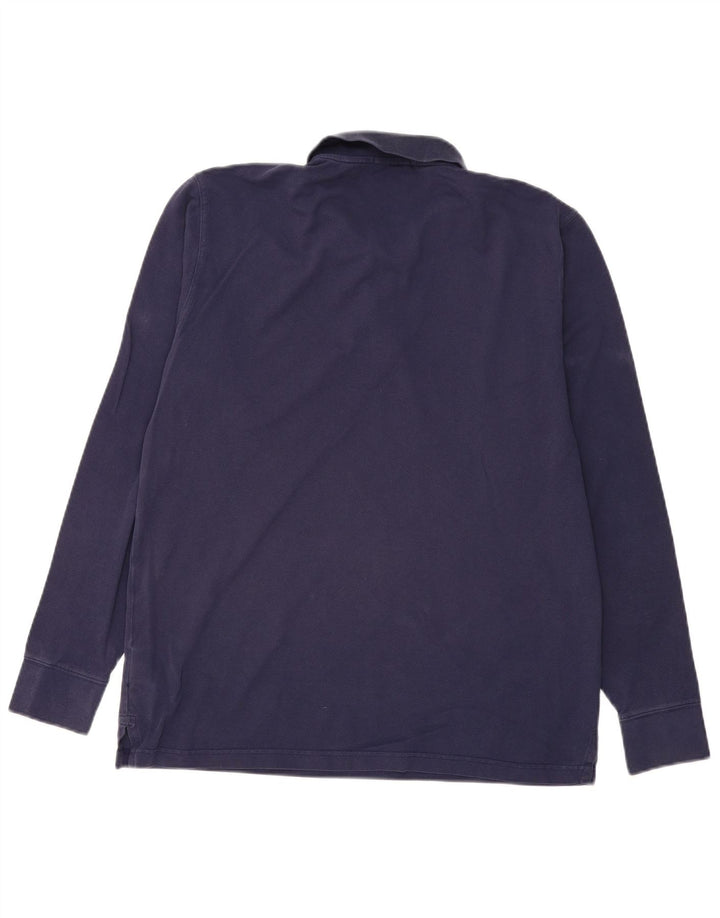 Cămașă polo cu mânecă lungă pentru bărbați GANT, XL, bumbac bleumarin