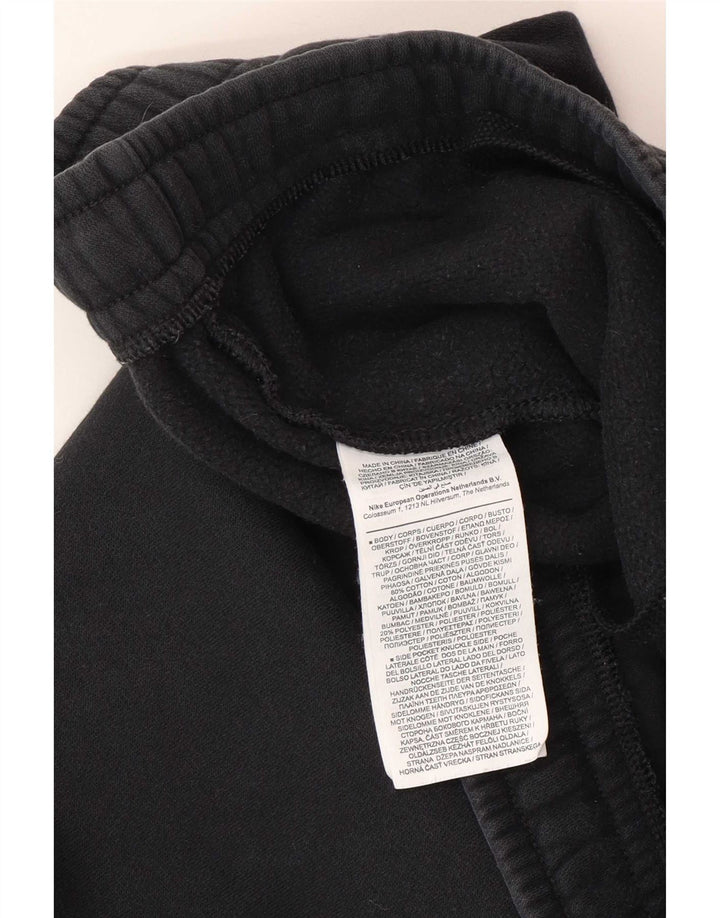 Pantaloni de trening Nike pentru bărbați Joggeri, bumbac mediu negru