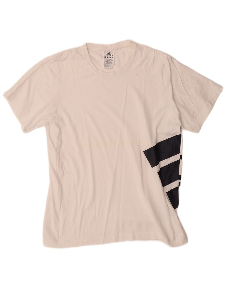 Tricou grafic ADIDAS pentru bărbați Top mic alb