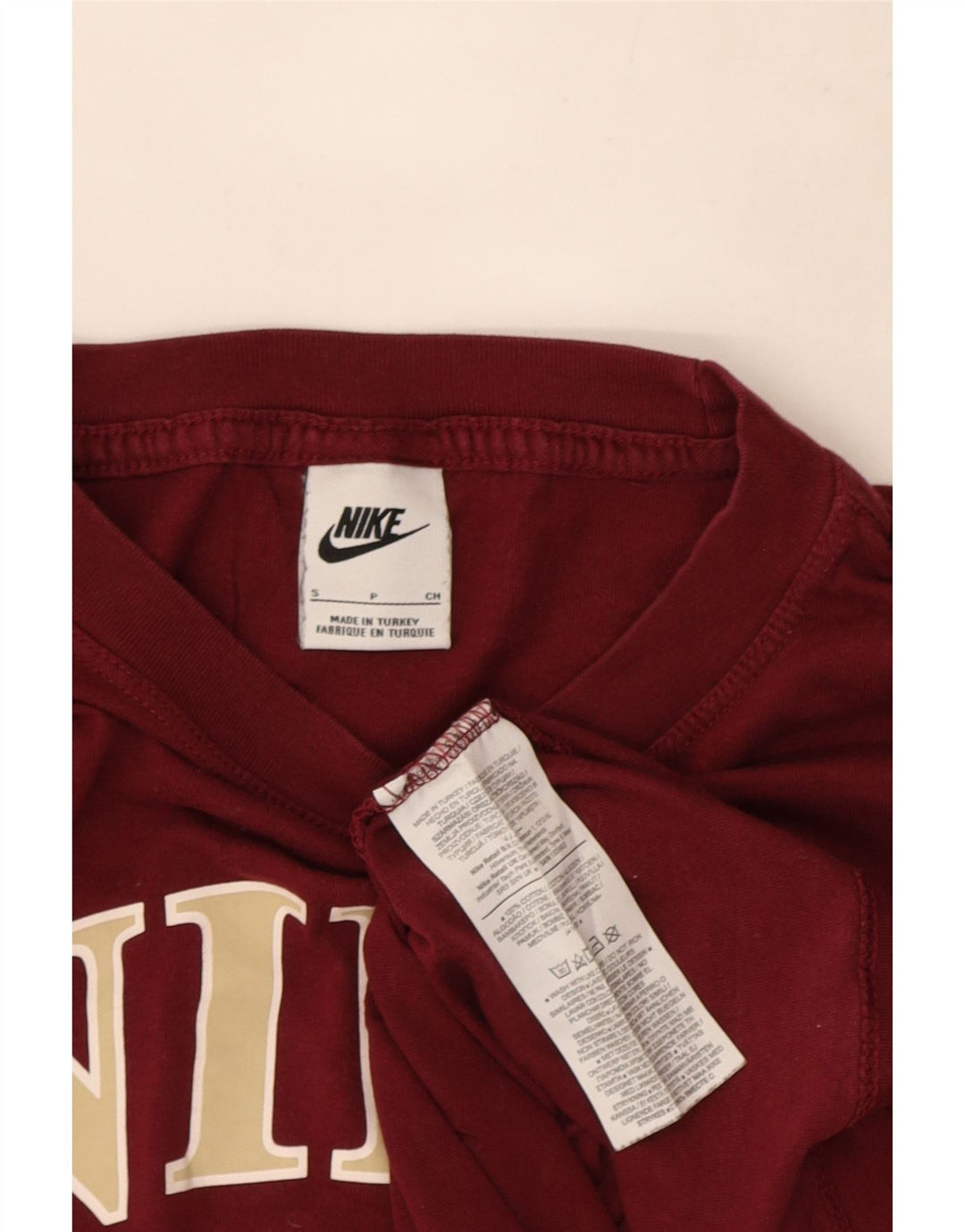 Tricou grafic Nike pentru bărbați Top mic din bumbac maro