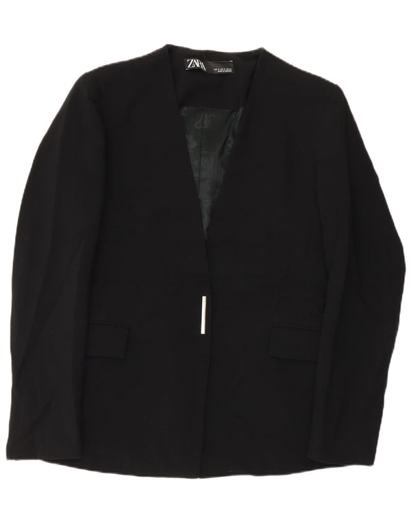 Blazer pentru femei Zara UK 12 Medium Black