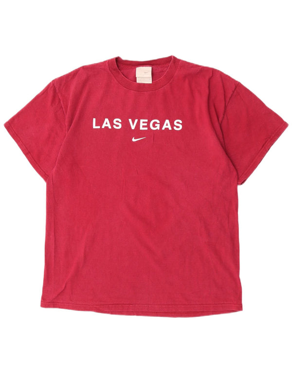 Tricou cu grafic Las Vegas Nike pentru bărbați Top mare din bumbac maro