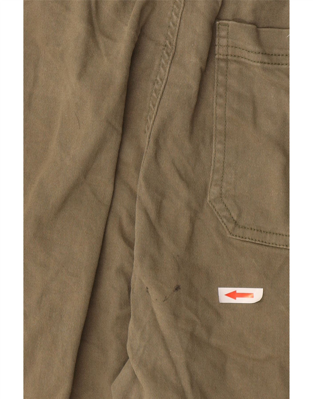 ANIMAL Pantaloni scurți chino pentru bărbați Mici W29 Kaki Bumbac