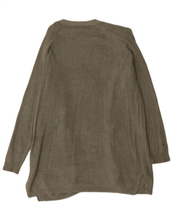 Pulover cardigan deschis pentru femei Marks & Spencer UK 14 Medium Green Viscose