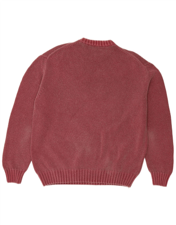 Pulover pentru bărbați Tailor & Son cu gât roșu, 2XL, lână roșie