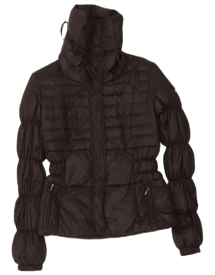 Jachetă căptușită Guess pentru femei UK 14 Medium Black Nylon