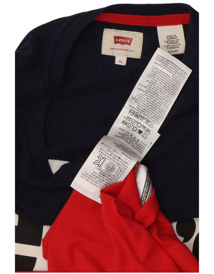 Tricou grafic pentru bărbați Levi's Top XL, multicolor, bumbac color-bloc