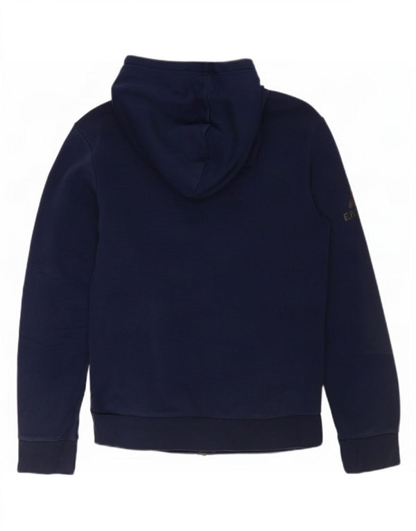 Pulover Adidas Graphic Zip pentru femei UK 14 Medium Bleumarin