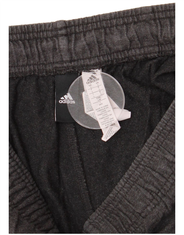 Pantaloni scurți sport pentru bărbați Adidas, mari, gri, bumbac