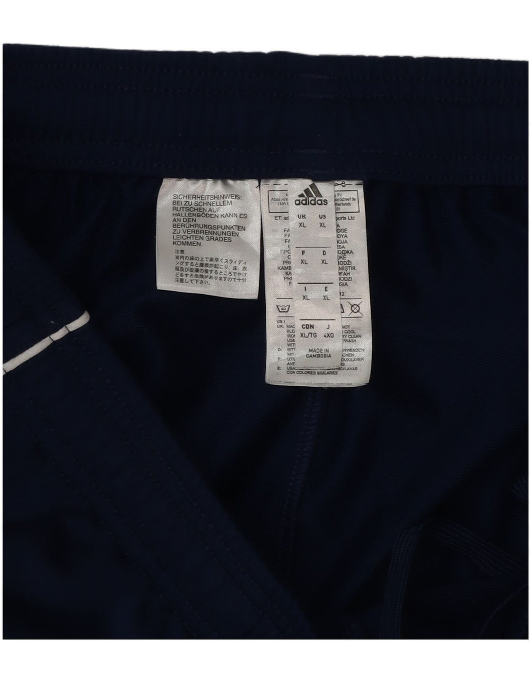 Pantaloni de trening pentru bărbați Adidas Pantaloni de jogging XL Bleumarin Poliester