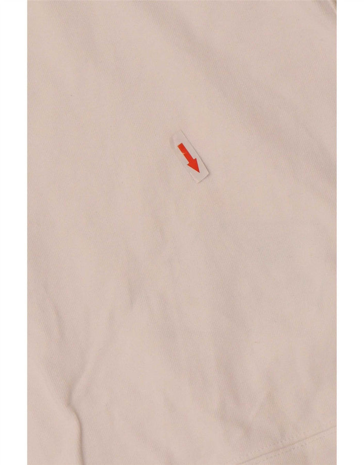 Calvin Klein Jeans Top pentru femei cu mânecă lungă UK 10 Small White
