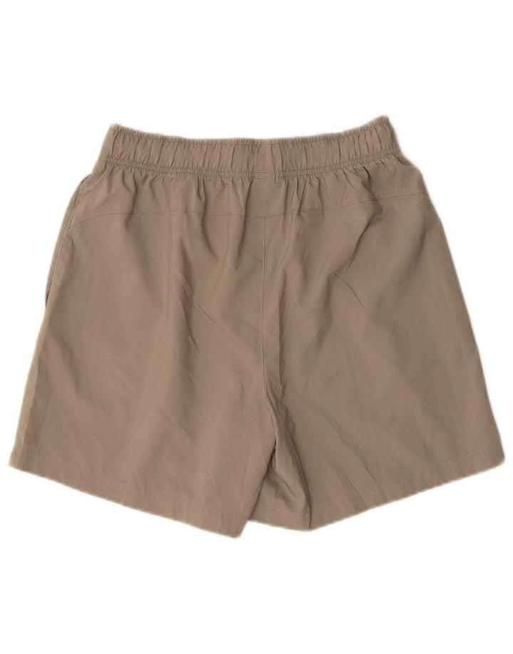 Pantaloni scurti sport Puma pentru damă, poliester bej mic