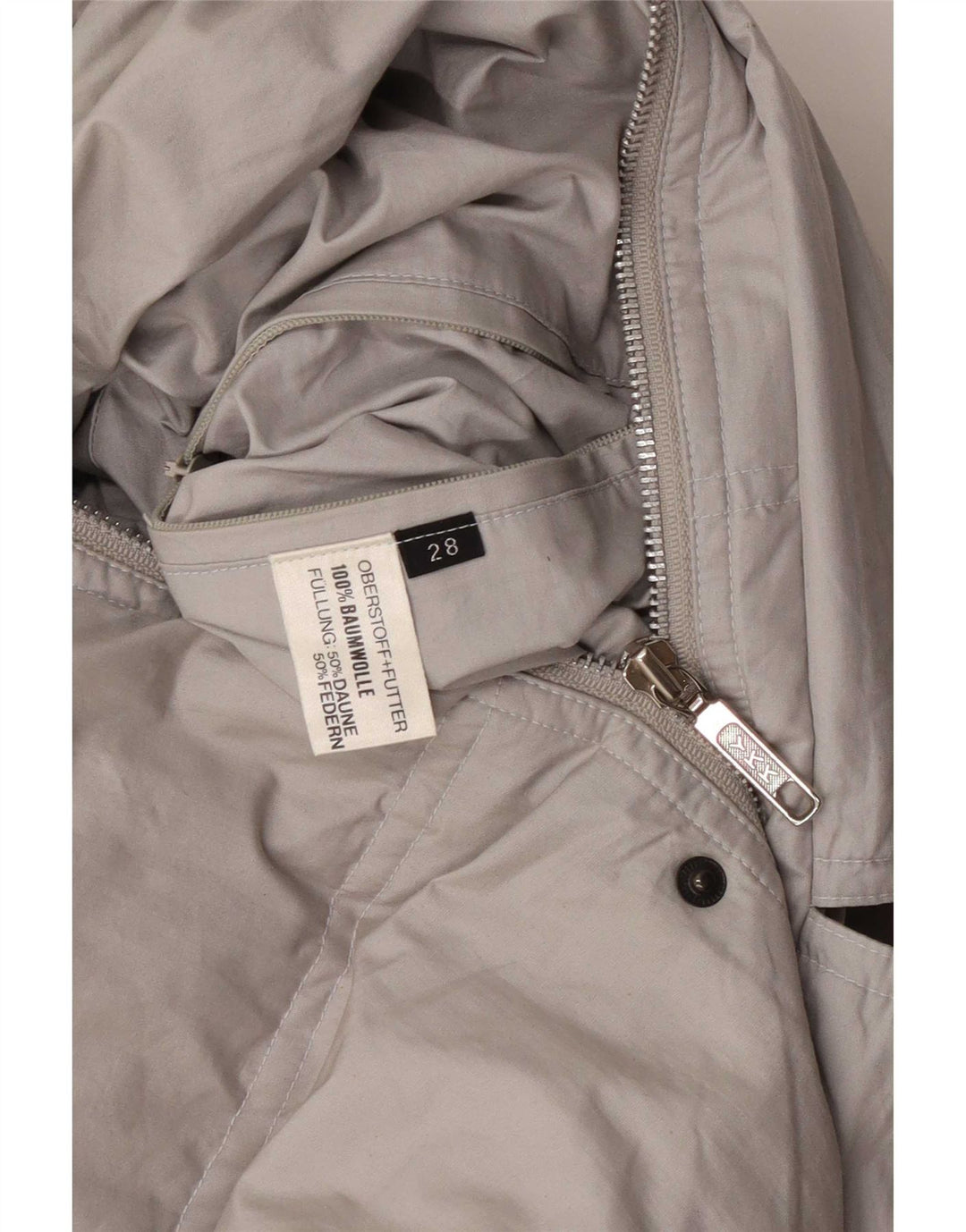 Jachetă căptușită vintage pentru bărbați UK 44 2XL bumbac gri
