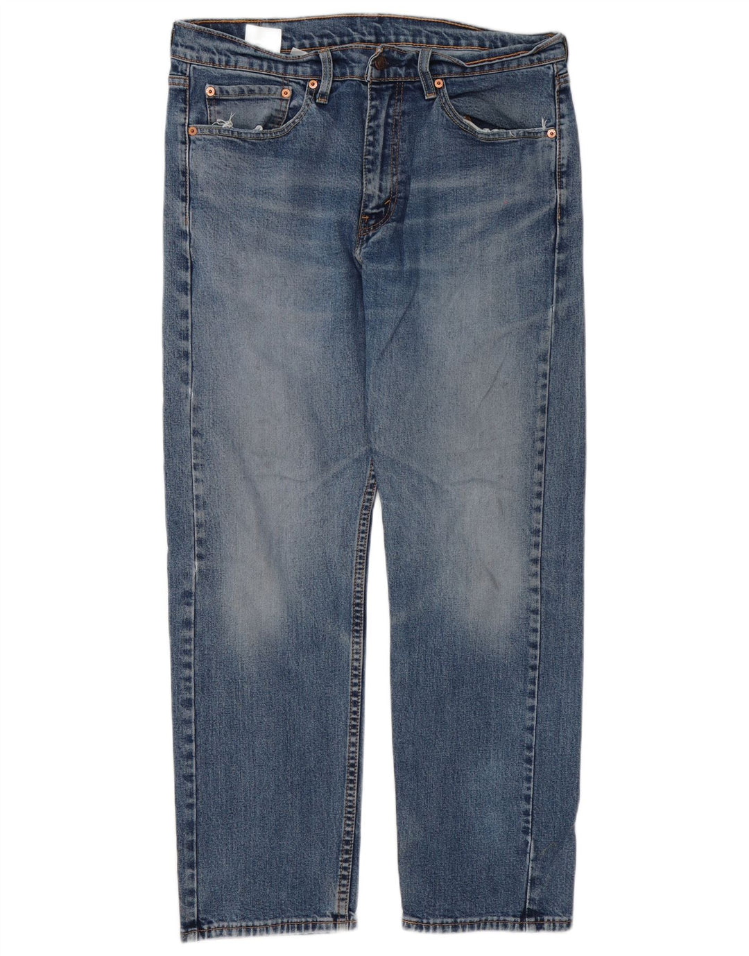 Blugi Levi's 505 Regular Straight pentru bărbați W34 L30 Bumbac albastru