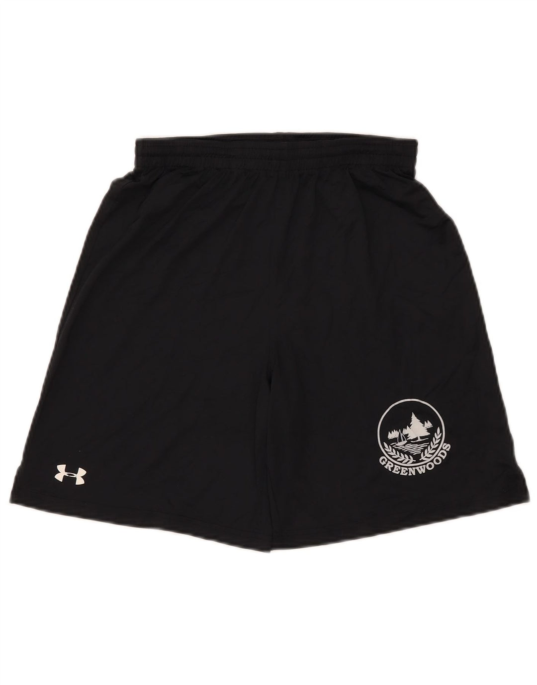 Pantaloni scurți sport pentru băieți UNDER ARMOUR 11-12 ani Poliester negru mare