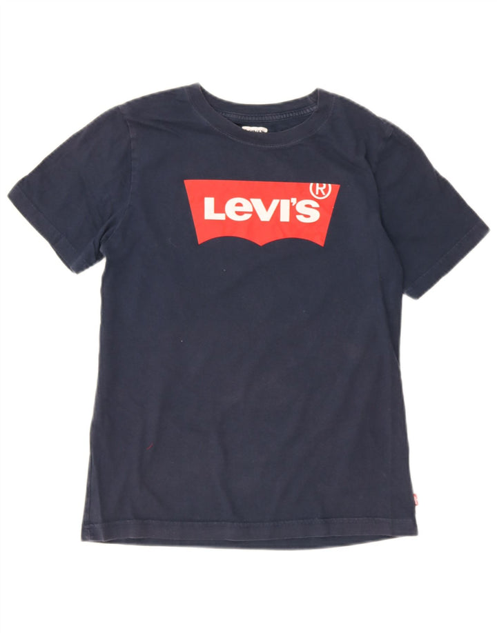 Tricou grafic pentru băieți Levi's Top 15-16 ani, bleumarin