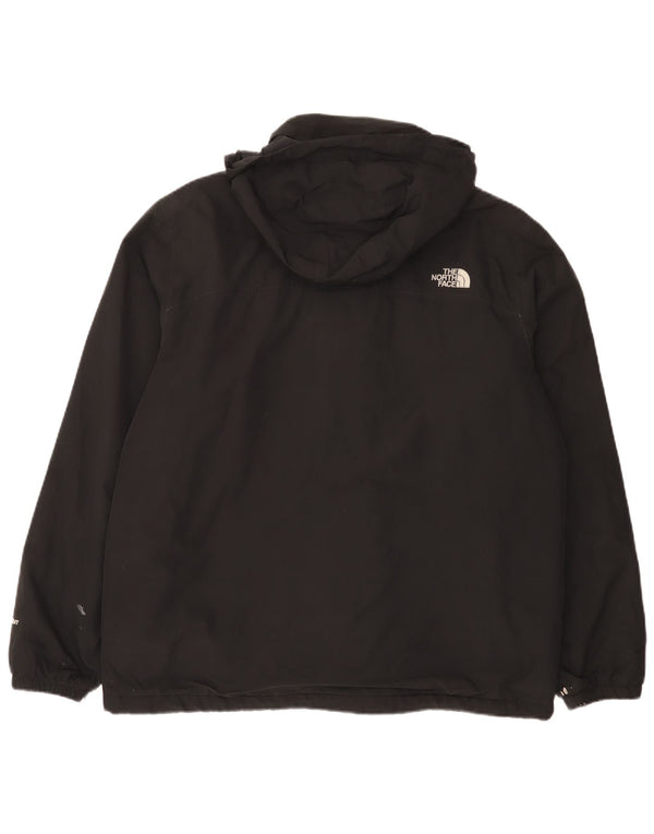 Jachetă Windbreaker pentru bărbați cu glugă The North Face UK 40 Poliester negru mare
