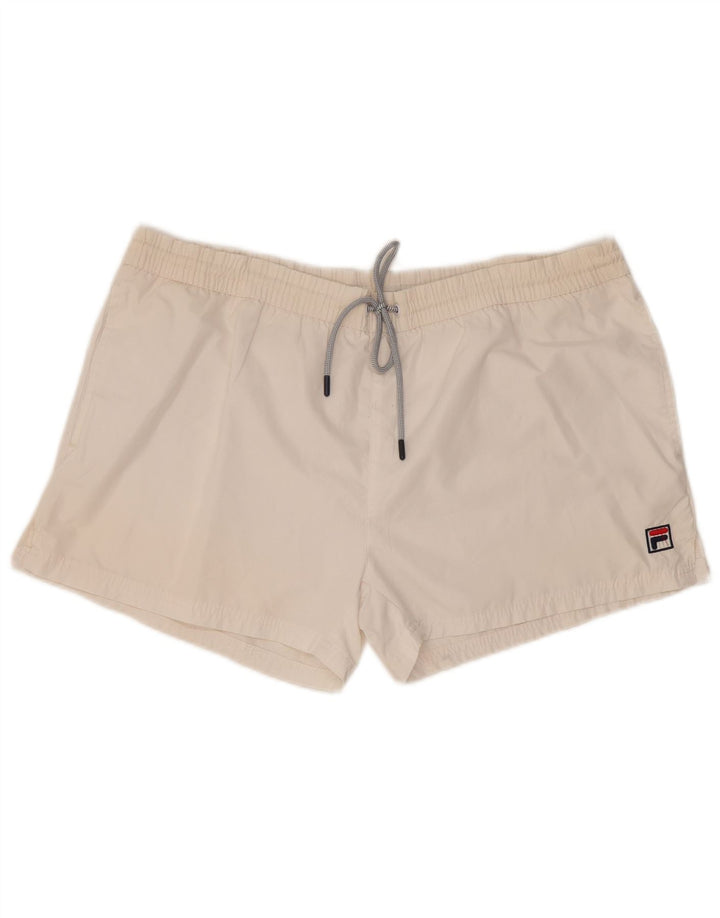 Pantaloni scurti sport FILA pentru femei UK 20 2XL Alb