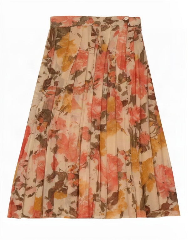 i Blues Fusta pliată Wrap pentru femei IT 42 Medium W26 Multicolor Floral