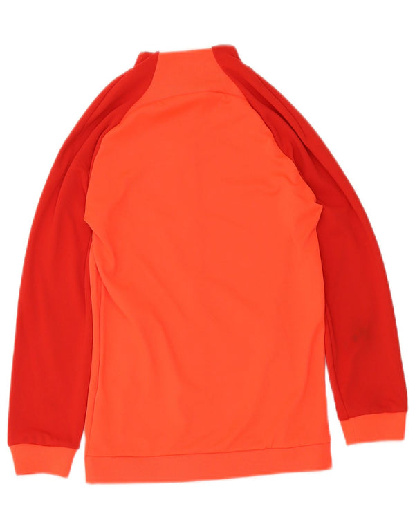 Jachetă de top pentru trening Nike Dri Fit pentru fete 8-9 ani, roșu mic Colorblock