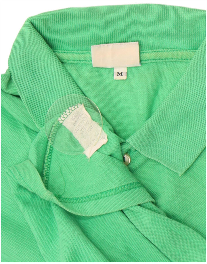 Tricou polo pentru bărbați Kappa, bumbac verde mediu
