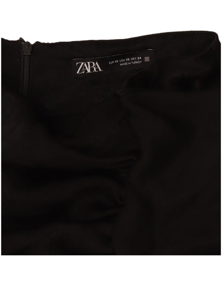 Pantaloni scurți casual pentru femei Zara XS W24 Negru