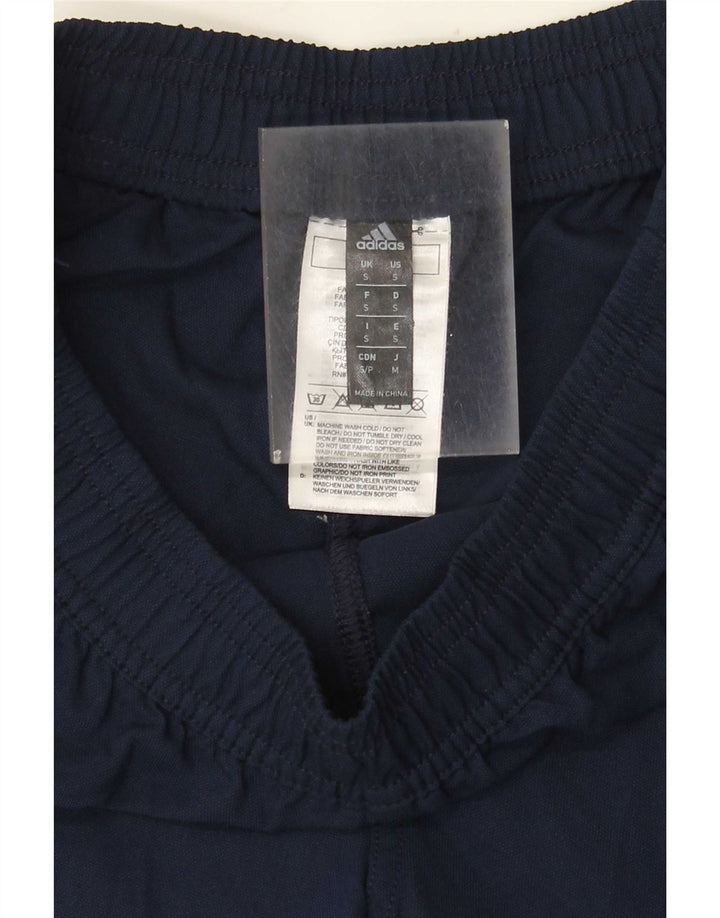Pantaloni scurți sport grafic Adidas pentru bărbați, poliester mici, albastru