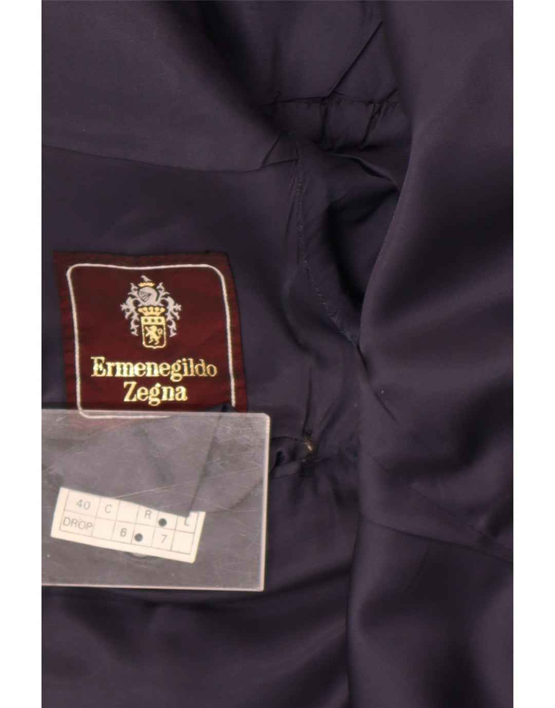 Jachetă blazer pentru bărbați Ermenegildo Zegna 1 buton UK 38 Medium Black Classic