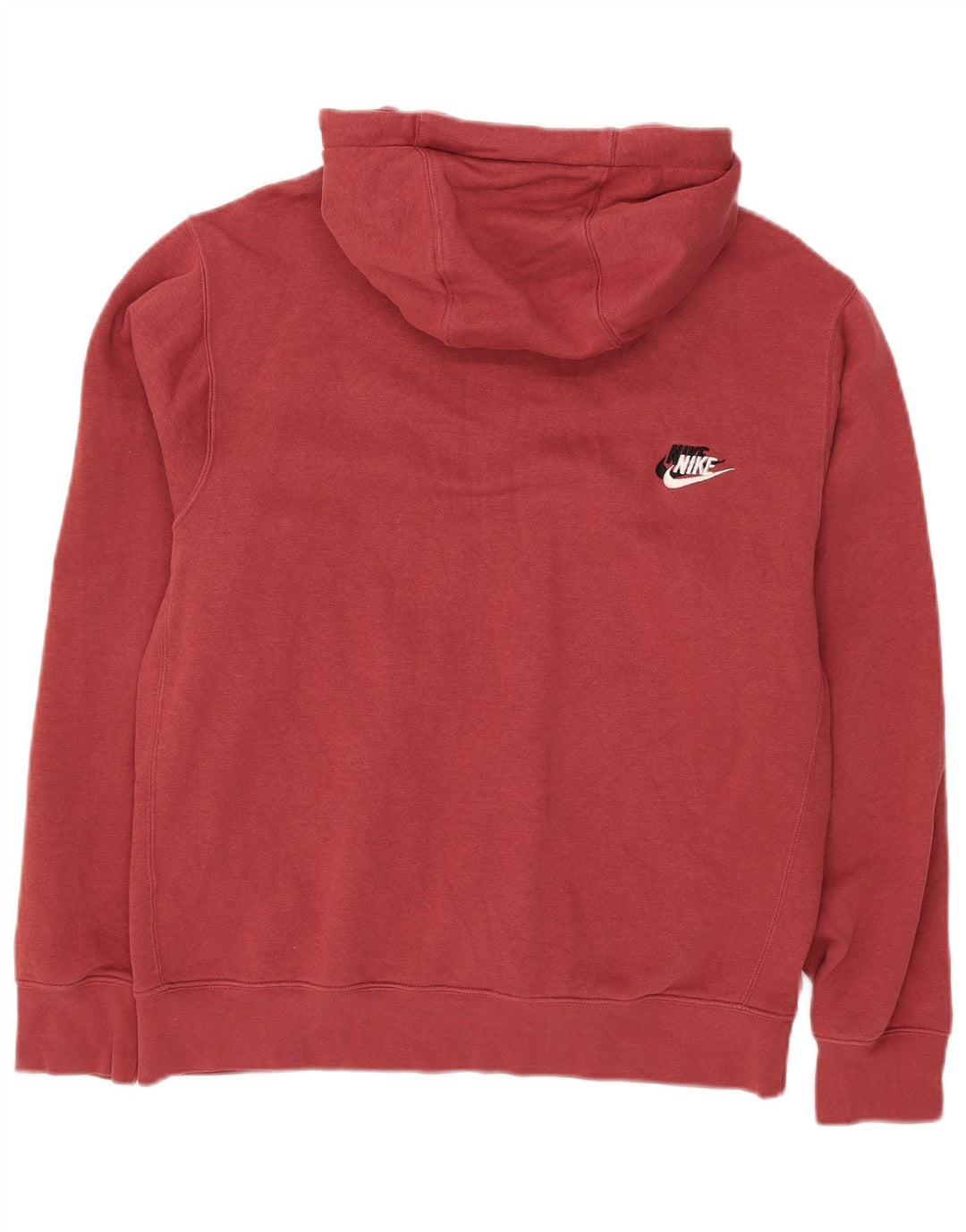 Pulover Nike pentru bărbați, bumbac roșu mediu