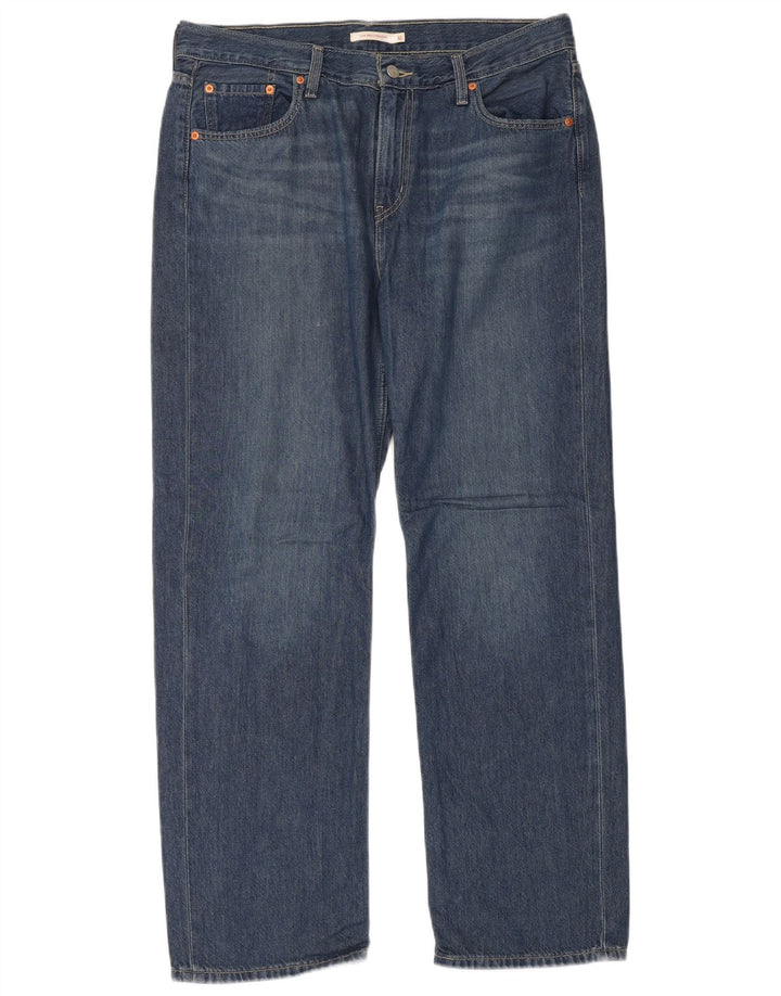 Blugi Levi's Low Pro Straight pentru bărbați W32 L32 Bumbac albastru