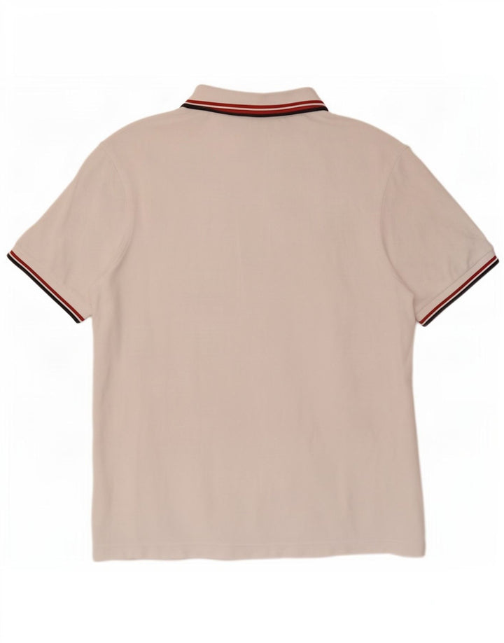 Cămașă polo Fred Perry pentru bărbați, bumbac cu dungi albe 2XL