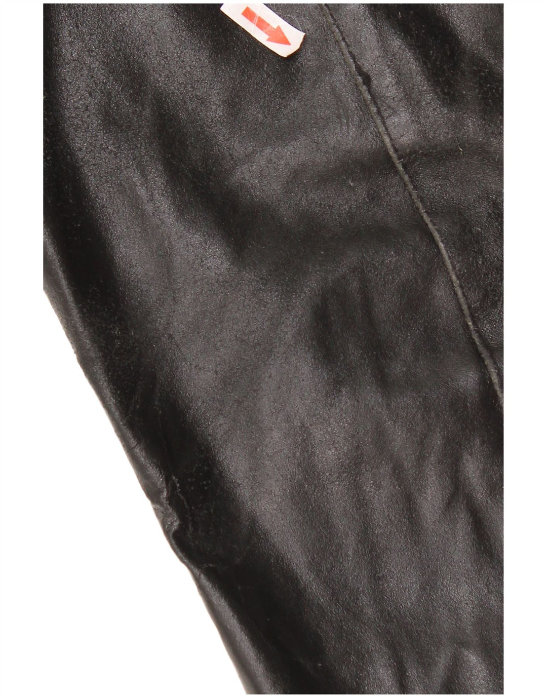 Jachetă de piele vintage pentru bărbați UK 38 Medium Black Leather