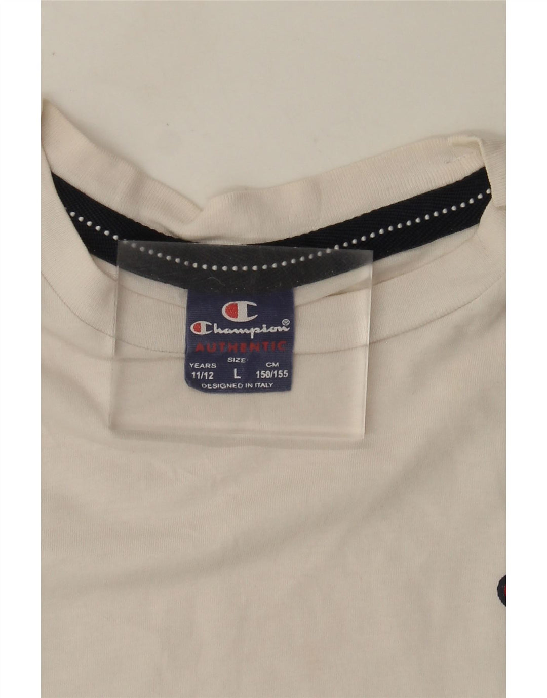 Tricou Băieți Champion Top 11-12 Ani Mare Alb