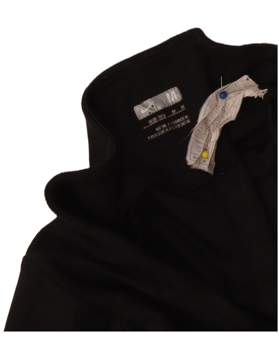 Pantaloni de trening Capri Nike pentru femei US 8/10 Poliester mediu negru