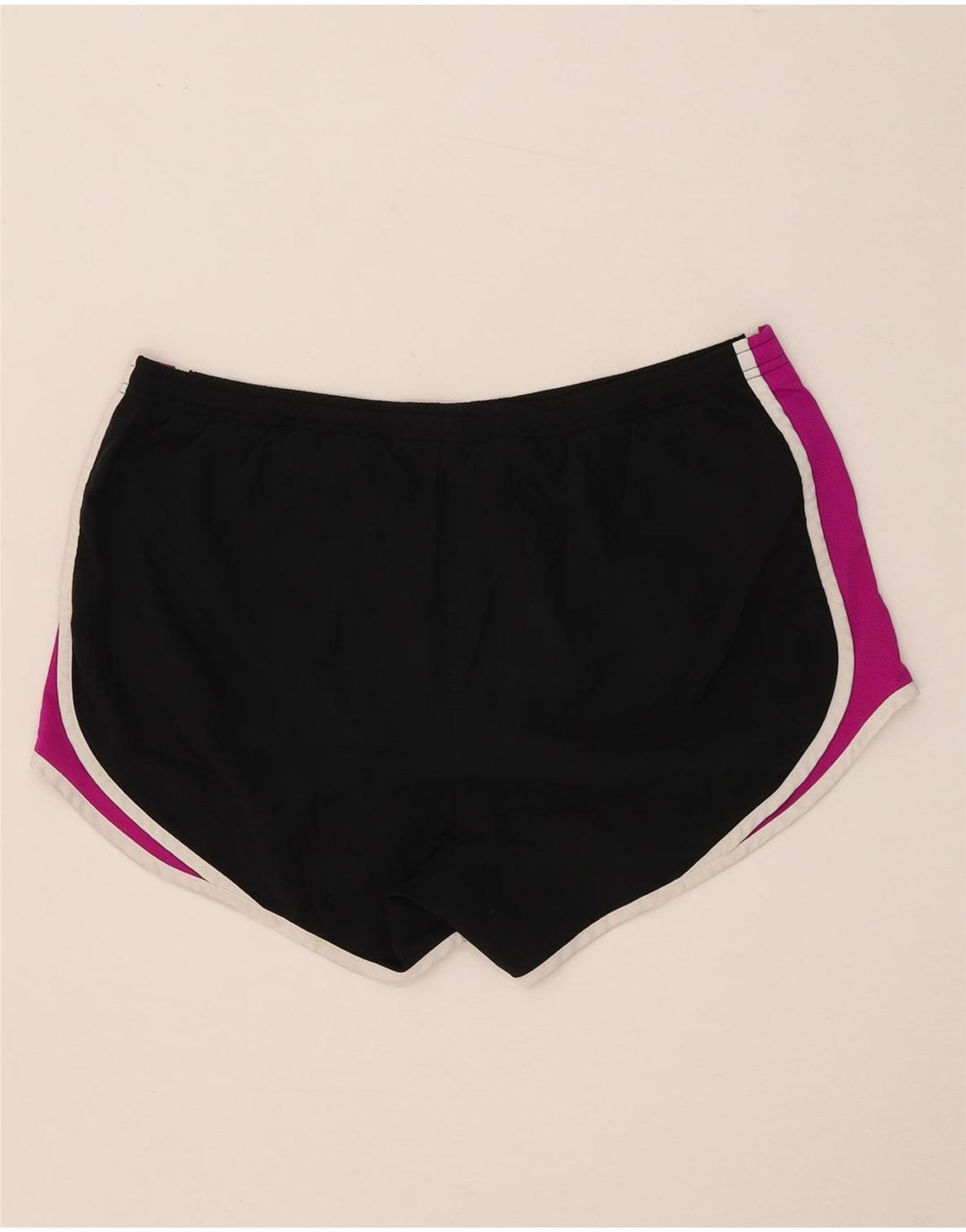 Pantaloni scurti sport Nike pentru femei UK 14 Medium Black Colorblock Poliester