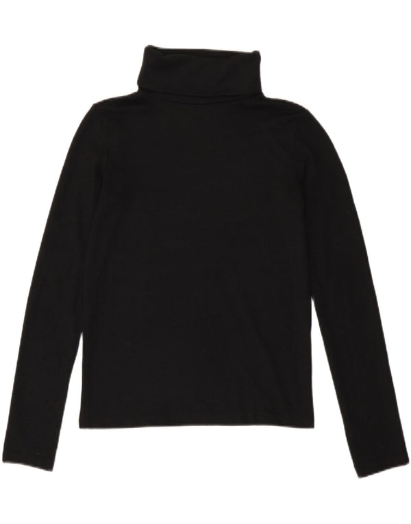 Pulover pentru femei cu gât rulat Zara UK 12 Medium Negru