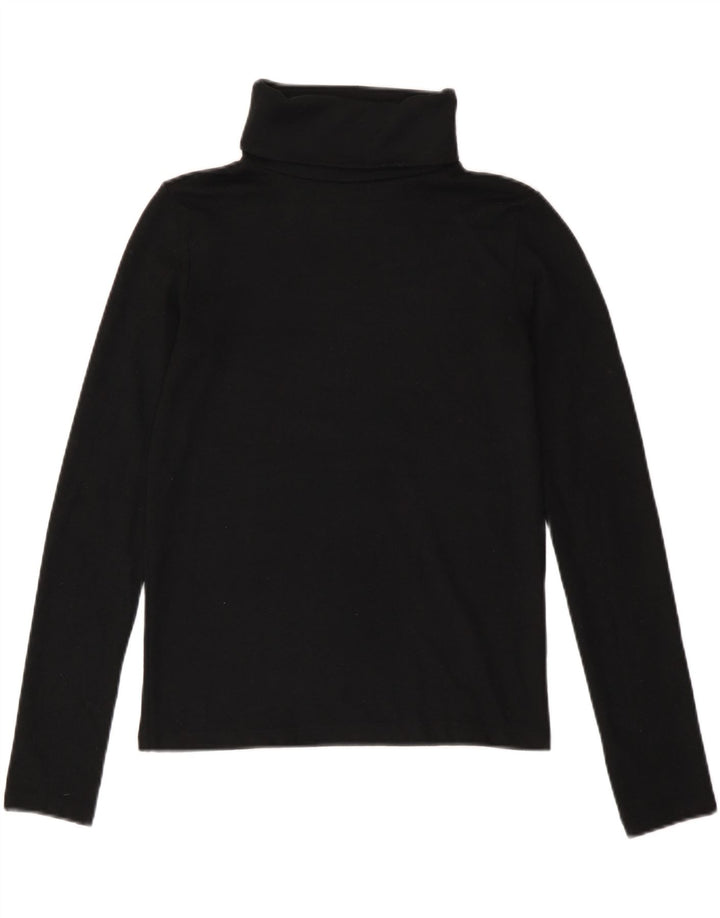 Pulover pentru femei cu gât rulat Zara UK 12 Medium Negru